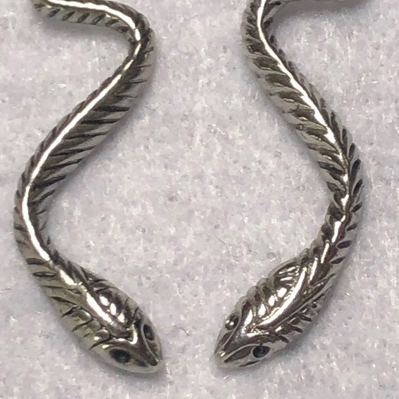 Snake Dangle Drop Earrings for Halloween - Picture 3 of 5